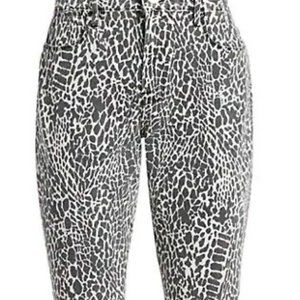 Frame Le High Skinny Abstract Animal Print Jeans Women's Size ~ 24
